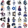 50pcs anime mavi kilit fiziksel kültür anime grafiti çıkartmaları diy bagaj dizüstü bilgisayar kaykay motosiklet bisiklet çıkartmaları TT163