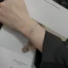 Braccialetti con ciondoli Braccialetto regolabile con zirconi intarsiati a catena di aeroplano di carta dal design originale per ragazza per gioielli da donna