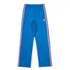 Men's Pants AWGE Needles Sweatpants Men Women 1:1 Quality Embroidered Butterfly Stripe Trousers