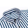 Casual shirts voor heren met lange mouwen mannelijk shirt gestreepte strijkende vrije heren sociale shirts Camicia zomerjurk casual shirt high-end luxe man shirt 4xl 230321