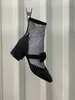 2023summer New Women 's Silk Boots 패션 메쉬 부츠 좋은 품질 특별 가격 부츠 디자이너 여성 부츠
