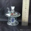 Hopahs filter vattenkrok glas glas bongs tillbehör glas rökrör färgglada mini multi-färg