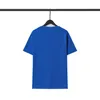 Men Terts Designer Men Round Neck Letture Print Therped Sleeved T-Shirt the Thirt 4 Colors