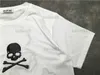 Men's T-Shirts New luxury Men Mastermind T Shirts Embroidered skull bone Casual T-Shirt Hip Hop Skateboard Street Cotton T-Shirts Tee Top #Z7 T230321
