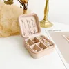 Förvaringslådor BINS SMEYCHRYGRANSER STOR SMEYCHBOX Högkapacitet smycken Kista Makeup Lagring Makeup Organiser Leather Beauty Travel Box 230321