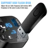 Автомобильный комплект FM -передатчик Bluetooth Audio Dual USB -автомобиль MP3 -плеер Autoradio Handsfree Car Charger 3.1a аксессуары для быстрого зарядного устройства.