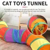 Toys Cat Kitten Assortments Tunnel colpibile interattivo giocattolo giocattolo soffice fluttuante palline aggregate