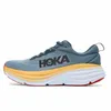 Hoka Shoes Bondi Running 운동화 Hokas Clifton 8 9 Carben X2 Kawana 스포츠 러너 흡수 충격 클라우드 메쉬 진단 트레이너 디자이너 신발