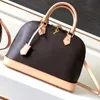 klassiska plånböcker skalväska i äkta läder M53152 N41221 Alma BB 2 storlek Damer herr Luxury Designer topphandtag mode Axelkoppling crossbody resväskor plånböcker