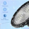 Bay High Bay Etl DLC UFO LED Lights 100W 150W 200W 240W Warehouse Warehouse Warehouse مصباح Highbay Light 5 سنوات Drop Deliv