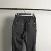 Pantalon homme pantalon de survêtement noir pantalon à fermeture éclair pantalons décontractés pantalons droits femmes pantalons hommes Streetwear hommes pantalons décontractés