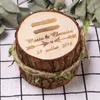 Other Event Party Supplies Personalized Rustic Wedding Ring Bearer Box Custom Wooden Ring Holder Box Engagement Ring Box Wedding Decor Wedding Gifts 230321