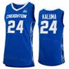 Basketball College Creighton Bluejays Jerseys 11 Ryan Kalkbrenner 23 Trey Alexander 55 Baylor Scheierman 2 Ryan Nembhard 24 Arthur Kaluma 33 Fredrick King NCAA