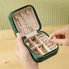 Velvet Small Jewelry Box Colar Ring Storage Organizer Mini Jóias Jóias Organizador de Viagem para Mulheres Meninas