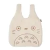 Evening Bags Cartoon Totoro Embroidery Lamb Fabric Handbag for Women Girls Japan INS Shoulder Tote Soft Fur Shopper 230320