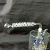 Acessórios para caldeiras de vidro de caldeira de garoas de cachimbo de gancho de vidro