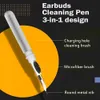 10/20/30 stks Hoofdsetreinigingspen Reinigingsborstels Reinigingsset 3 In 1 AirPods Pro 1 2 3 Reinigingspen voor draadloze Bluetooth -headset Alle elektronische producten