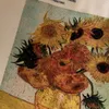 Borse da sera Poesia Lifest Girasole di Van Gogh Borsa classica in tela di cotone spessa Stile Zipper Shopping bag a spalla singola 230321