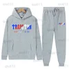 Herrspårsdräkter Designer Tracksuit Trapstar Märke tryckt Autumn Winter Sportswear Pullover Hoodies Casual Mens Clothing Outdoor Running Basketball Top T230321