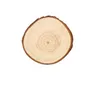 Party Decoration Christmas Ornaments Wood DIY Small Wooden Discs Circles Painting Round Pine Slices w/ Hole n Jutes