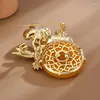 Broches 2023 Urraca joyería broche ropa Pin flor de cera de abeja con piedra semipreciosa traje ramillete accesorios para mujer