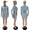 Survêtements pour femmes Perl à manches longues à lacets Bandage Top asymétrique Sheer Mesh Patchwork Shorts Femmes Notched Solid Blazer Suit 2 Piece Sets P230307