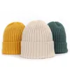 Beanies Beanie/Skull Caps Winter Hairy Thick Hat Candy Color Women Knitted Hats Warm Soft Trendy Cap Wool Beanie Female Elegant All-match