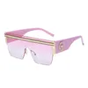 نظارة شمسية بإطار كبير نظارات شمسية مربعة للرجال نظارات شمسية للشاطئ UV400 مع 7 ألوان اختيارية عالية الجودة