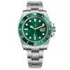 Montre homme montres design tendance gmt 904L bracelet en acier inoxydable montre femme mécanique automatique mode montre de luxe vert noir entreprise SB012 C23