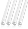 T8 LED Bulbs 4 Foot, 22W 2400LM, 6000K Cool White, Type B Light Tube, Double Ended Power, Ballast Bypass, Clear Cover, T8 T10 T12 Fluorescent Light Bulbs Replacement ETL