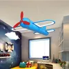 الثريات أضواء طائرة الكرتون الحديثة قلادة Luminaire تعليق Decoracion غرفة المعيشة Childern غرفة نوم الديكور الأزياء