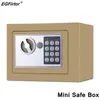 Digitaler Sicherheitsalarm Haushalt Mini Safe Drop Cash Safe Schmuck Home Office Wandtyp Alarmbox Anti-Diebstahl