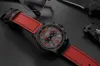 Reloj HOMBRE Casual Date Quartz Wachta voor mannen Curren Fashion Leather Sports WrsitWatch Chronograph Male Watch236K