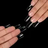 False Nails Fingerqueen 500pcs Half de capa transparente Artificial Fake Square Unh Nail Art UV Dicas para profissionais