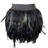 Партия по дизайну юбки Занятие на вечеринку Женщины Harajuku Sexy Lingerie Gothic Harness Giters Belt Swan Feather Юбка 230321