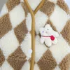 Kostiumy kotów Pet Dog Bawełna płaszcz koralowy polar dwukolorowy kamizelka rombus kratę ciepłe słodkie miękkie uniwersalne swobodne 2023