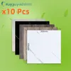 Wandstickers K10PC's van PVC Imitatie Marmeren vloer Zelfadhesieve waterdichte badkamer Decoratie Decals 3030cm 230321