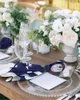 Tafel servet kerst sneeuwman blauwe servetten stoffen set zakdoek diner voor bruiloft banket feestdecoratie