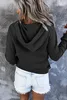 Zip Up Hoodie Designer Women Closey Top Cardigan Color Natural Navy Blue Size is 2XL Sweatshirtts spensters Womens