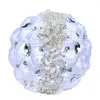 Fleurs de mariage 16 styles Blanc Mariée Tenant Bouquet Artificiel Ruban Strass Perle Décoration Groom Dance