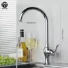 Kitchen Faucets YANKSMART Bathroom Tall Chrome Polished Basin Sink Single Handle Deck Mounted Water Tap Vessel Mixer Faucet