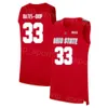 College Ohio State Buckeyes Jerseys de basquete Dangelo Russell 0 21 Evan Turner 33 Keita Bates-Diop 1 Jaean Tate 2 Marc Loving Sewn na universidade NCAA Men Women Women