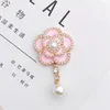 Charms 2pc Emale Pearl Camellia DIY Ювелирные изделия изготовление аксессуаров сплав сплав цветы мобильный телефон оболочка украшения