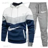 Męskie dresy męskie sportowe gęste technologie spodnie sportowe menu kurtki bluza kosmiczne bawełniane spodnie damskie dna joggers man joggers kurtka t230321