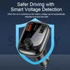 BASEUS FM Sändare Bluetooth 5.0 Handsfree Car Kit Audio Mp3 Spelare med PPS QC3.0 QC4.0 5A Fast Charger Auto FM Modulator