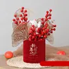 Dekoracyjne kwiaty koszyk kwiatowy Ornament Centrum stolik sztuczny wystrój świąteczny Fall zbiory na domowe dekorację salonu festiwal