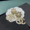 Boucles d'oreilles longues à pampilles plaquées or 18 carats pour femmes, marque de luxe, strass, perles, accessoires de fête de mariage