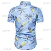 Мужские спортивные костюмы Summer Fashion Hawaii Floral Print Рубашки Мужские шорты наборы мужчин с коротким рукавом рубашки повседневная мужская одежда набор спортивных костюмов плюс размер LJ201125 T230321