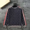 Men's sweater letter embroidery knit sweater winter sports shirt round neck round neck long sleeve sweater female designer ho244R