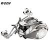 WONE Nouveau produit W200 Luya Baitcasting Reels Tasse à fil universelle 6.3: 1 rapport de vitesse Roue de pêche en mer 8 kg frein magnétique